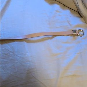 Thin brown belt